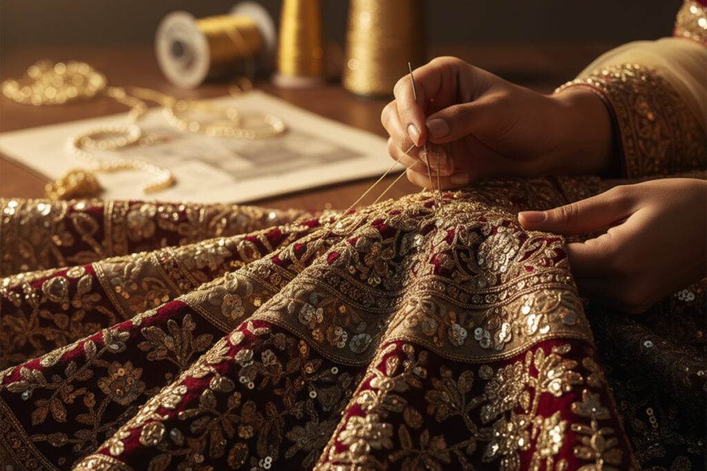 The Art of Detailing: What Makes a Handcrafted Lehenga a Masterpiece