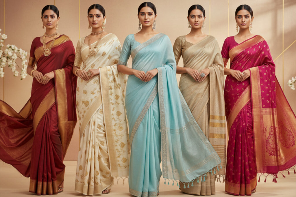 Five Timeless Saree Styles That Never Go Out of Fashion — And How to Style Them